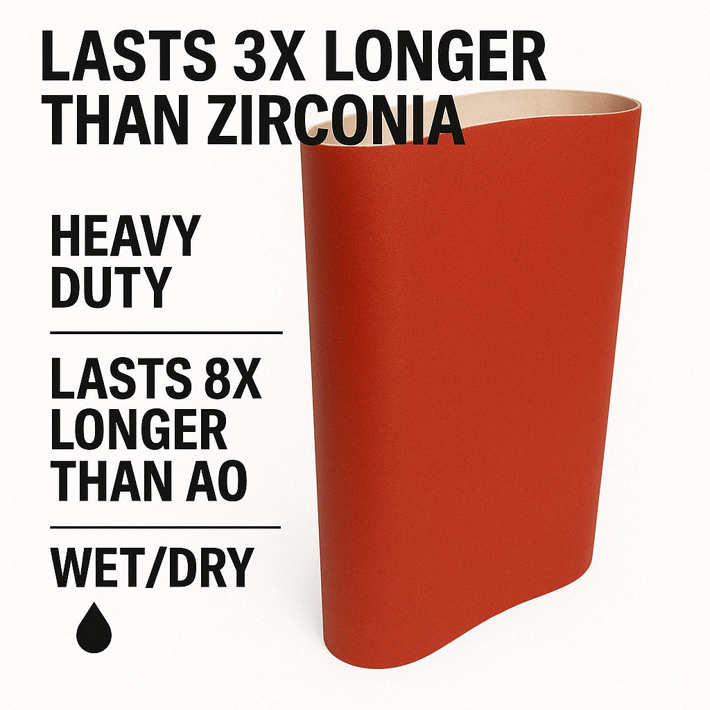 Sanding Belts 16" x 48" (Wide Belt), 3 PACK - Combat Abrasives