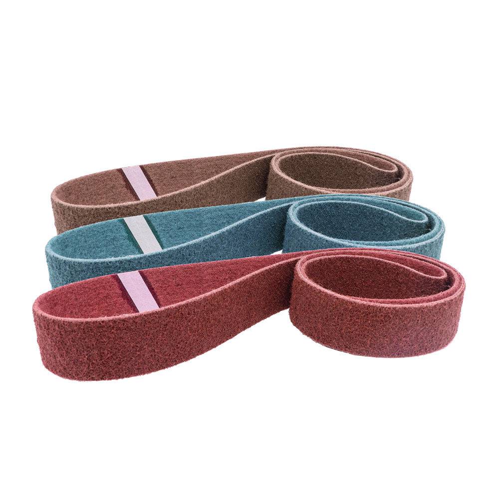 1" x 12" Surface Conditioning Belts (Non-Woven), 12 PACK - Combat Abrasives