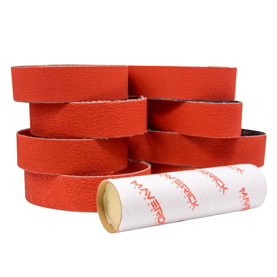Combat Abrasives 2 x 72 Shredder ceramic belt starter kit contents