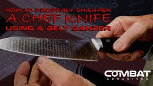 How to sharpen a damascus chef knife