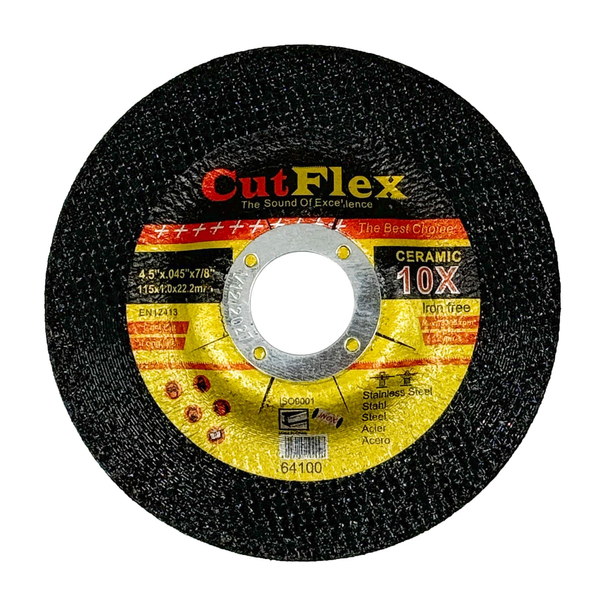 Cut Off Wheel 4.5" X .045" x 7/8" Type 27 Depressed Center - 25 Pack - Combat Abrasives