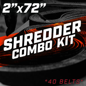 2" x 72" Shredder Belt Combo Pack (60 grit & 120 grit)