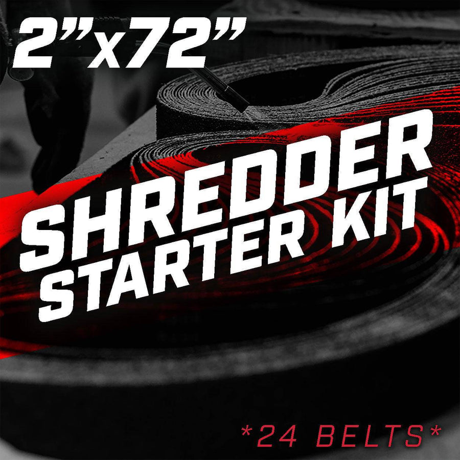 Ceramic Shredder starter kit belts - Combat Abrasives