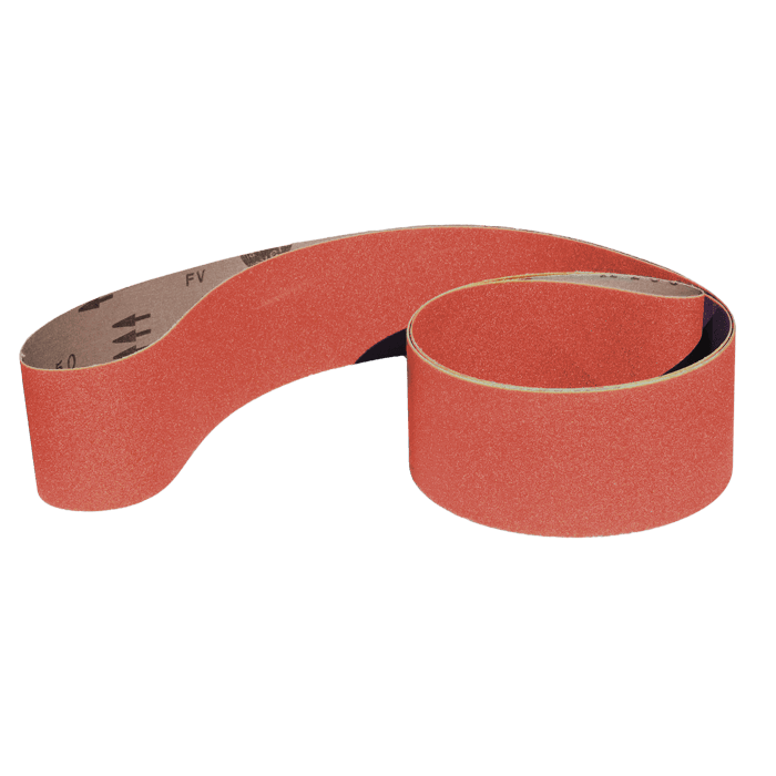 Ceramic Shredder 2x132 stock removal sanding belt - Combat Abrasives