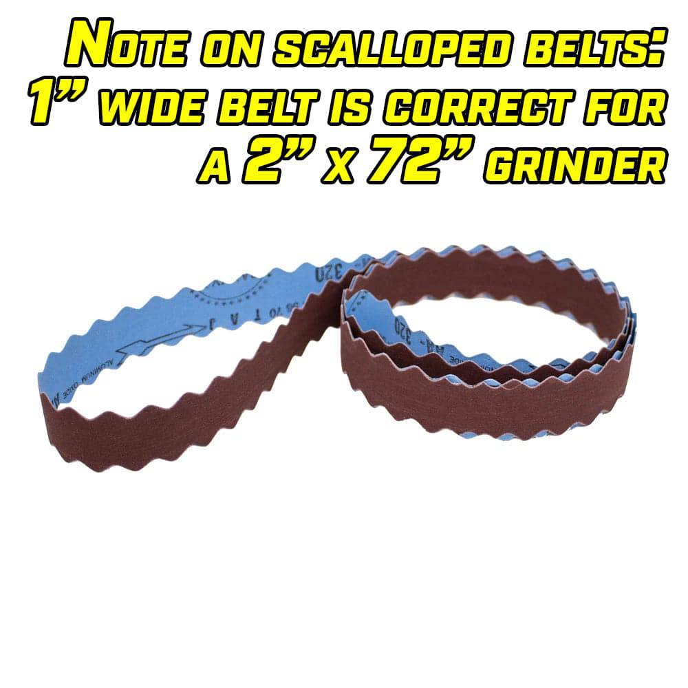 2" x 72" Specialty Sanding Belts - Combat Abrasives