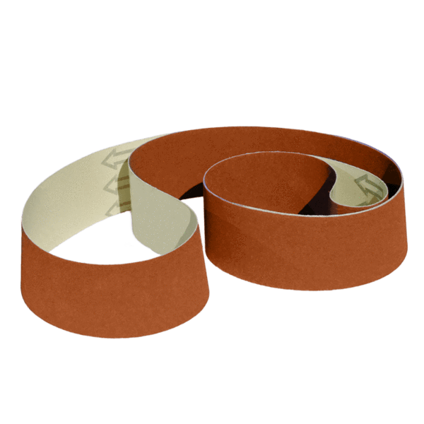 Aluminum oxide 3x21 finishing sanding belt - Combat Abrasives