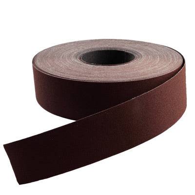 1 inch wide J-weight aluminum oxide shop roll, 50 yards - Combat Abrasives