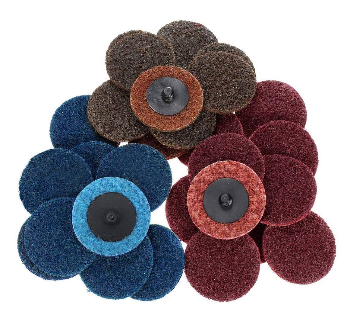 2" Rolloc Surface Conditioning Discs (Type R) (Male) (50 Pack) - Combat Abrasives