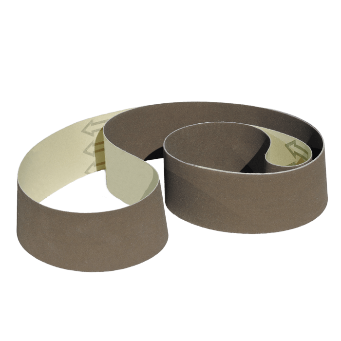Aluminum oxide 2x42 finishing sanding belt - Combat Abrasives